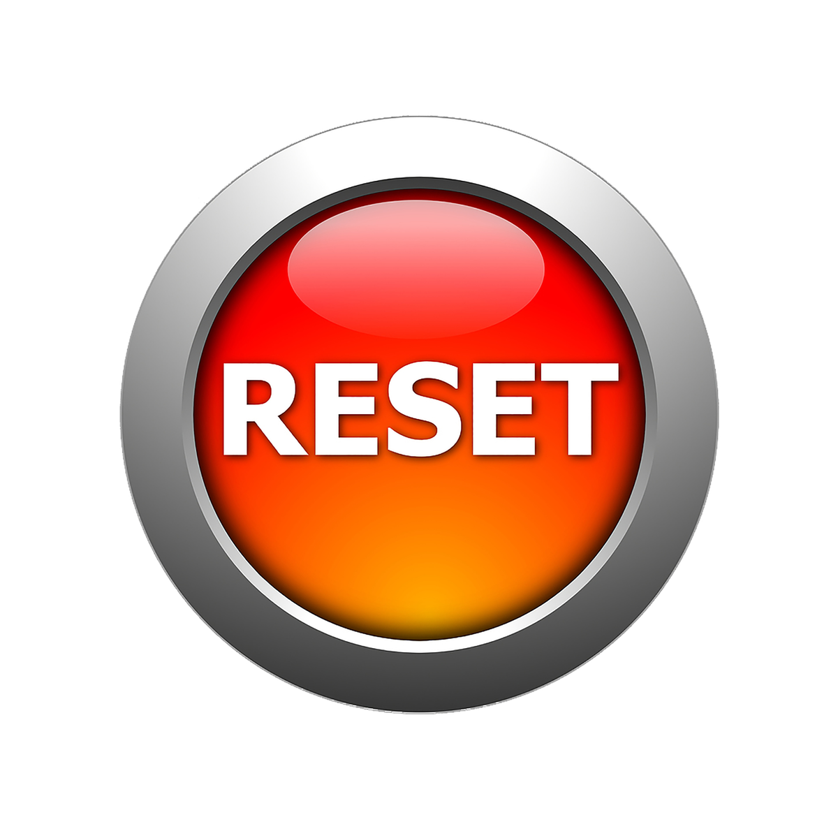 Reset Button Sticker
